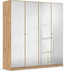 Drehtürenschrank RAUCH "Reflect", braun 