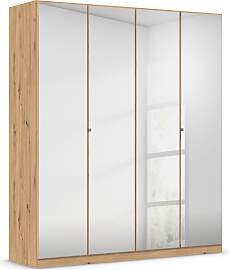 Drehtürenschrank RAUCH "Reflect", braun 