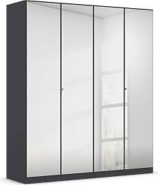 Drehtürenschrank RAUCH "Reflect", grau