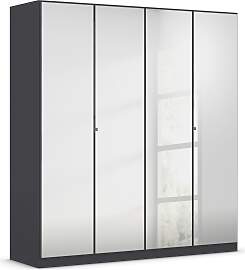 Drehtürenschrank RAUCH "Reflect", grau