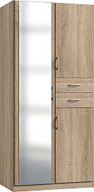 Drehtürenschrank WIMEX "Bitburg", braun 