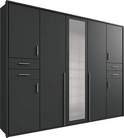 Drehtürenschrank WIMEX "Vegas", grau