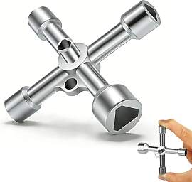Dreikantschlüssel 4 Wege 5 Size Multifunktionaler 
