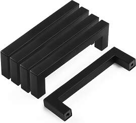 Drenky 5 Stück Schwarz Rostfreier Stahl
