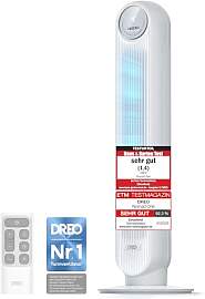 Dreo 20dB Leiser Turmventilator, 10 m Wurfweite