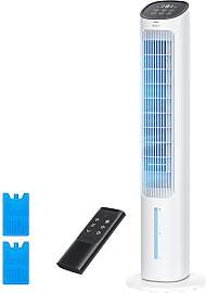 DREO Turmventilator mit Kühlung leise, Ventilator 