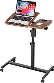 Dripex 60×40cm Laptoptisch mit 4 Rollen,