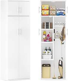 Dripex Besenschrank Mehrzweckschrank 180x60x34cm