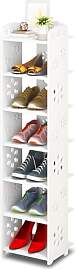 Dripex Schuhregal Standregal 7 Ablagen Schuhablage 