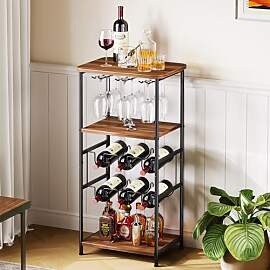 Dripex Weinregal, 5 Etagen Freistehendes Weinregal 
