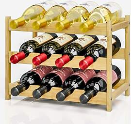 Dripex Weinregal klein, Flaschenregal mit 3