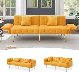 DRIXNO Zweisitzer-Multifunktions-Sofabett mit