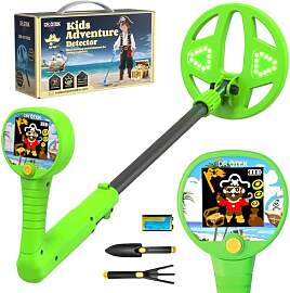 DR.ÖTEK Metalldetektor Kinder, Farb-LCD &