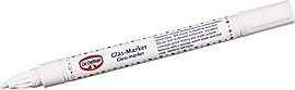 Dr. Oetker Glasmarker, Kunststoff, weiß/rot, 13 x 