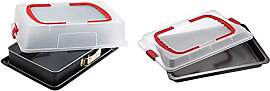 Dr. Oetker Rechteck-Springform mit Haube 38 x 25