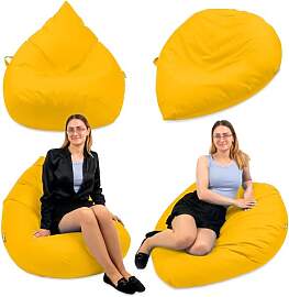 Droplet-Lounge Tropfenform Sitzsack mit Füllung | 