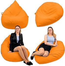 Droplet-Lounge Tropfenform Sitzsack mit Füllung | 