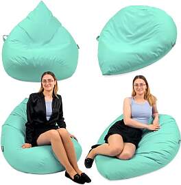 Droplet-Lounge Tropfenform Sitzsack mit Füllung | 