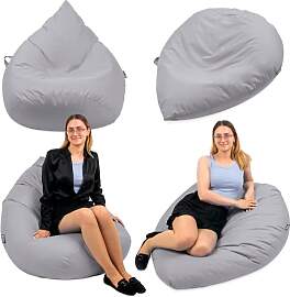 Droplet-Lounge Tropfenform Sitzsack mit Füllung | 