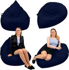 Droplet-Lounge Tropfenform Sitzsack mit Füllung | 