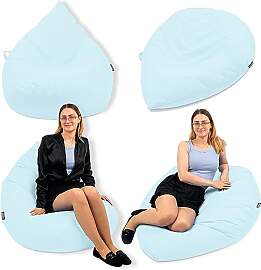 Droplet-Lounge Tropfenform Sitzsack mit Füllung | 