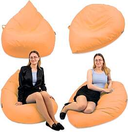 Droplet-Lounge Tropfenform Sitzsack mit Füllung | 