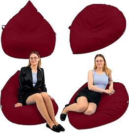 Droplet-Lounge Tropfenform Sitzsack mit Füllung | 