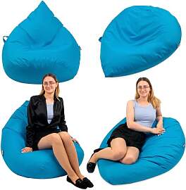 Droplet-Lounge Tropfenform Sitzsack mit Füllung | 