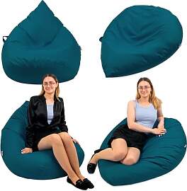 Droplet-Lounge Tropfenform Sitzsack mit Füllung | 
