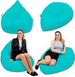 Droplet-Lounge Tropfenform Sitzsack mit Füllung | 