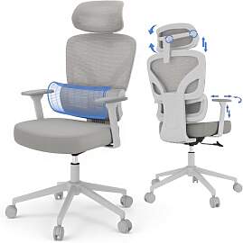 DSNAPE Bürostuhl, Schreibtischstuhl mit 3D