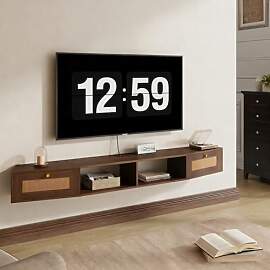 DSNAPE TV Lowboard Hängend 178 cm, TV Board mit 2 