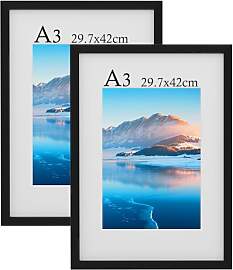 DTXDTech A3 Frame 2 Packs, 29,7 x 42 cm