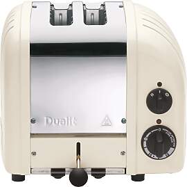 Dualit Toaster Classic 2 Scheiben Leinwand weiß