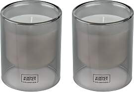 Duftkerze "»Cedar L«", grau, B:9cm