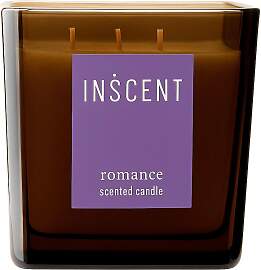 Duftkerze Romance Violett/Hellgrün