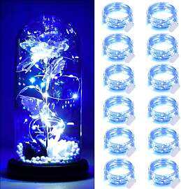 Dufuso 12 x 20er LED Lichterkette Batterie