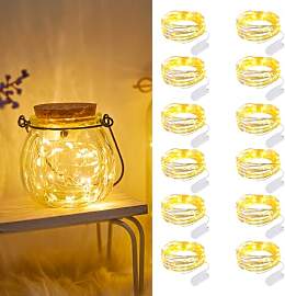 Dufuso 12 x 20er LED Lichterkette Batterie