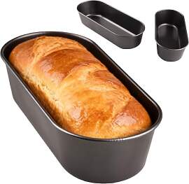 duisoad 3 Stück Kastenform Kuchen, Brotbackform