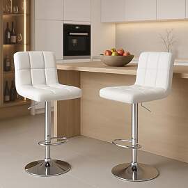 DUMOS Barhocker 2er Set, Moderner Stil Barstuhl