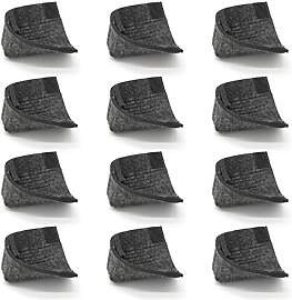 DuneDesign 12er Set Filz Bodenschoner Bierbank -