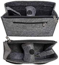 DuneDesign Handtaschen Organizer 23x10x16cm Filz