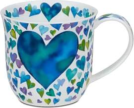 Dunoon Becher Cumbrae Big Love blau 450 ml Bone