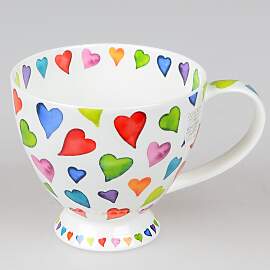 Dunoon Becher, Tasse Form Skye Warm Hearts für