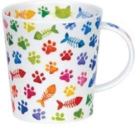 Dunoon Bone China Lomond Mug - Pawprints Range -