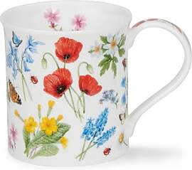Dunoon Bute Wildflower Poppy Becher aus feinem