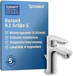 Duravit B.1 Waschtischarmatur, Größe S (Auslauf