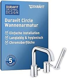 Duravit Circle 3-Loch Wannenarmatur,