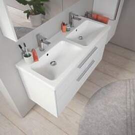 Duravit D-Code Doppelwaschtisch 24001200002 mit