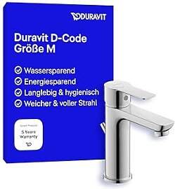 Duravit D-Code Waschtischarmatur, Größe M